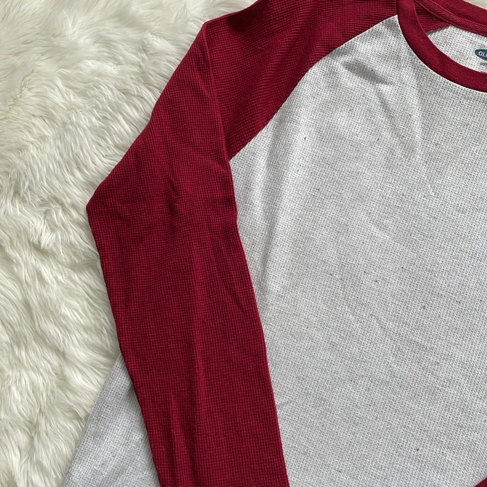 Old Navy Men’s Raglan Cotton Baseball Soft-Washed Tee Size Medium - Picture 2 of 4